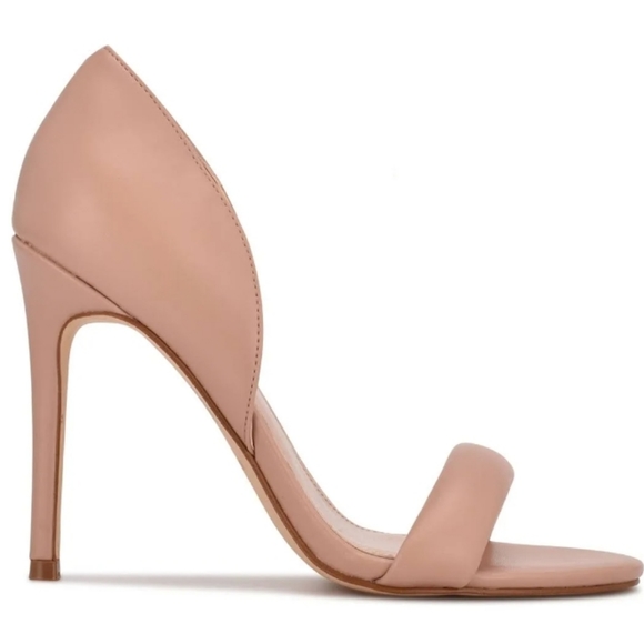 Nine West Mistery Dress Sandals Nude 8 - Picture 3 of 10